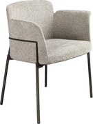 Szare krzesło z tkaniny 4170 ANGEL CERDA