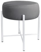 Taboret Pola noga metalowa biała BL14