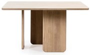 Stół do jadalni w dekorze drewna jesionowego Teulat Arq, 137x137 cm