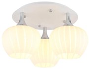 Globo 15548-3DW - Żyrandol natynkowy MAXY 3xE27/40W/230V biały