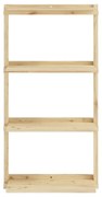 Regał ścienny z litego drewna sosnowego w naturalnym kolorze 66x127 cm Groove – Karup Design