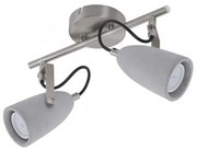 Briloner 2529-022 - LED Oświetlenie punktowe THIMBLE 2xGU10/5W/230V beton