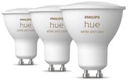 Inteligentne żarówki LED z gwintem GU10, 6 W zestaw 3 szt. White and color ambiance – Philips Hue