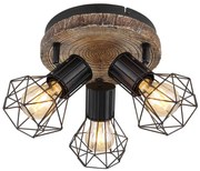Globo 54017W-3 - Lampa punktowa PRISKA 3xE27/60W/230V