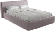 Łóżko 180 x 225 - z weluru - lawendowy - KIANA