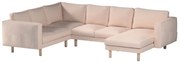 Pokrowiec na sofę narożną Norsborg 5-osobową z szezlongiem
