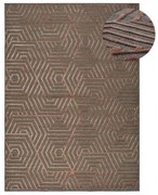 Czerwony dywan Universal Lana, 67x105 cm