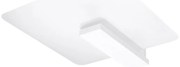 Biała lampa sufitowa ze szklanym kloszem 40x47.5 cm Parola – Nice Lamps
