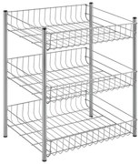 3-poziomowy organizer kuchenny - Metaltex