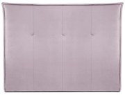 Jasnoróżowy zagłówek 200x120 cm Monica – Milo Casa