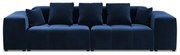 Niebieska aksamitna sofa 320 cm Rome Velvet – Cosmopolitan Design