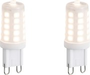 Zestaw 2 żarówek LED G9 z możliwością ściemniania, opalowe, 3W, 250lm, 3000K
