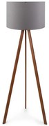 Lampa stojąca AYD 1xE27/60W/230V szaro-brązowa