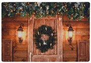 Świąteczna wycieraczka RUSTIC WELCOME 38x58 cm - różne warianty Wersja: Wieniec
