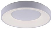 Nowoczesna lampa sufitowa biała z wbudowanym LED 3-stopniowy ściemniacz - Steffie Nowoczesny Oswietlenie wewnetrzne