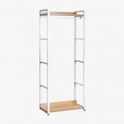 Wieszak Na Ubrania Z Stali I Mdf Ariaster Miel - Sklum