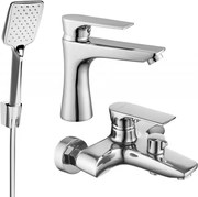 Mexen Axel R62 zestaw wannowy, chrom - 73803R62-00