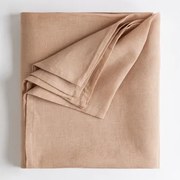 Więzienie Mantel En Lino Marrón Nude Claro & 145 X 240 Cm - Sklum