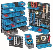 Panele plastikowe narzędziowe z boksami i uchwytami