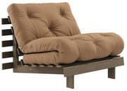 Jasnobrązowy fotel Roots – Karup Design