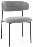 Krzesło tapicerowane ELTON szare SIGNAL