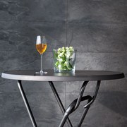 Stół zawiasowy Dine &amp; Relax 85 cm pizarra / antracyt PATIO