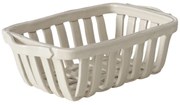 Ozdobna miska ceramiczna w kształcie kosza BARBERY, 24 x 15,5 cm