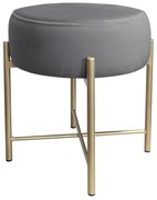 Taboret Pola noga metalowa złota BL14