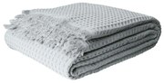 Miętowa bawełniana narzuta 140x200 cm Waffle – Mijolnir