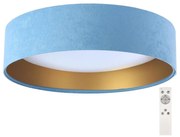 LED 24W SMART GALAXY stropní stmívatelné svítidlo modrá/zlatá + DO