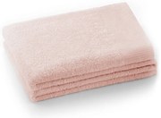 Jasnoróżowy bawełniany ręcznik kąpielowy frotte 70x140 cm Amari – Restilo