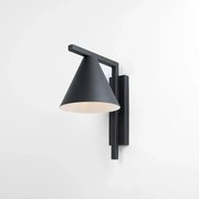 Dekoracyjna lampa ścienna Form w czarnym kolorze