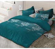 Pościel bawełniana Piękny sen - Niebieski sen, 140 x 200 cm, 70 x 90 cm