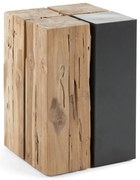 Stolik z drewna tekowego Kave Home Ognak
