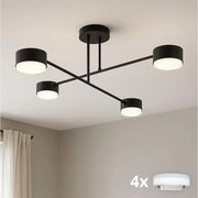 Brilagi - LED Przysufitowy żyrandol MONO 4xGX53/13W/230V czarny