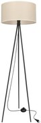 Beżowa stojąca lampa abażurowa - 7X M096 C4-G51