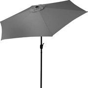 Duży parasol ogrodowy łamany, skośny SL-UM003C, szary