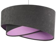 Lampa wisząca GEMSTONE GRAY grafitowa/fioletowa BPS KONCEPT