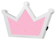 LED dziecięca lampa ścienna LED/2xAA różowa korona