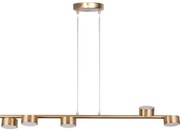 Żyrandol na lince PUNTO 5xGX53/12W/230V złoty