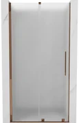 Mexen Velar drzwi prysznicowe rozsuwane 90 cm, szron, różowe złoto - 871-090-000-31-60