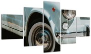 Obraz - Fiat retro samochód (125x70 cm)