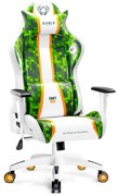 Fotel gamingowy Diablo X-One 2.0 Normal Size, Craft Edition, biało-zielony