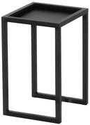 Czarny loftowy kwietnik stojący P7-A25