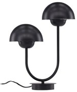Czarna designerska lampa stołowa LYCKORNA