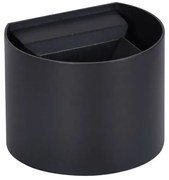 Czarny okrągły kinkiet ogrodowy LED - S336 F1-S19