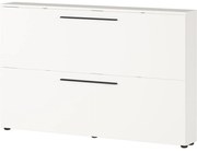 Biała wisząca szafka na buty Utah – Germania