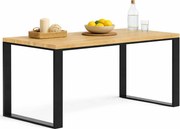 Drewniany stół na metalowych nogach 150 x 70 K3-R51