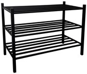 Szafka  na buty DUO Regał Półka stelaż czarny