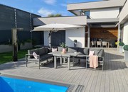 Aluminiowy zestaw obiadowy dla 8 osób TITANIUM